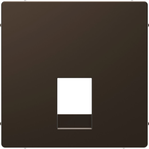 MERTEN D-Life ЦЕНТРАЛЬНАЯ НАКЛАДКА для розетки 2-ной RJ11/RJ12, МОККО