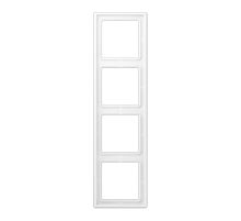 JUNG LS 990 Белый матовый Рамка 4-ая