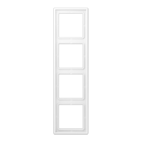 JUNG LS 990 Белый матовый Рамка 4-ая