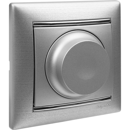 Рамка 1 пост - Legrand Valena - алюминий матовый