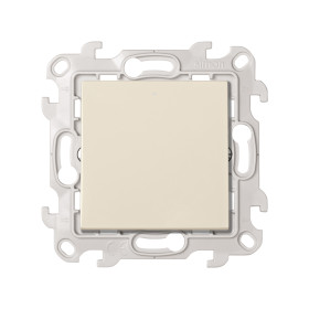 Simon 24 Слоновая кость Одноклавишный переключатель с подсветкой
