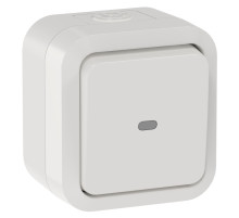 TORS Переключатель однокл. с ин. 10А IP55 TS302 белый IEK