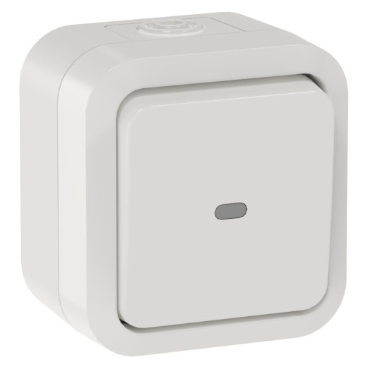 TORS Переключатель однокл. с ин. 10А IP55 TS302 белый IEK