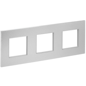 IEK SKANDY Металл Серебряный Рамка 3-ая SK-F33S