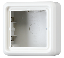 JUNG CD 500/CD plus Белая Коробка для накладного монтажа 1-ая с рамкой