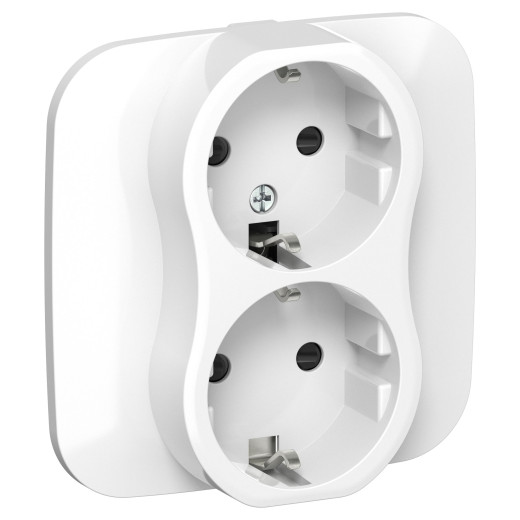 FLITE Роз. 2-я с з/к/ш б/к 16А РСш12-1-А-ФлБ бел. IEK