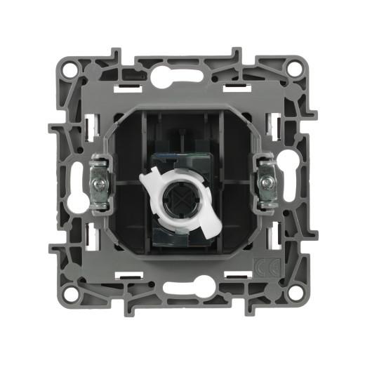 Розетка компьютерная RJ45 категория 5e UTP - Legrand Etika - алюминий