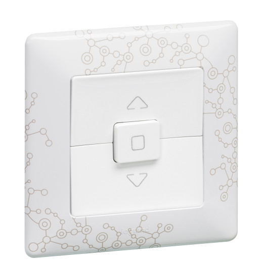 Valena IN'MATIC.Выключатель управления для жалюзи и рольставней 6АХ 250В.Безвинтовые зажимы