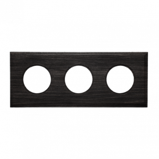 Шедель Бук Угольно-черный Рамка 3-ая Форма квадрат (скрытый монтаж)