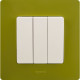 Рамка 1 пост - Legrand Etika - зелёный папоротник