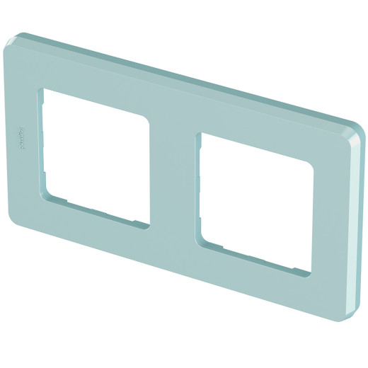 Рамка 2 поста - Legrand/Daccord Inspiria - мятный