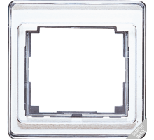 JUNG SL 500 Серебро Рамка 4-ая вертикальная