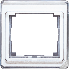 JUNG SL 500 Серебро Рамка 4-ая вертикальная