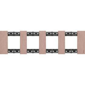 BT Living now Медь Рамка немецкий стандарт 4 поста (2+2+2+2 мод).