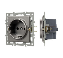 Arlight Механизм электрической розетки SCT-GP-MEU-PL-GR (250V, 16A) (-)