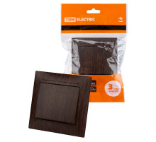 TDM Выключатель 1 кл. 10А венге 