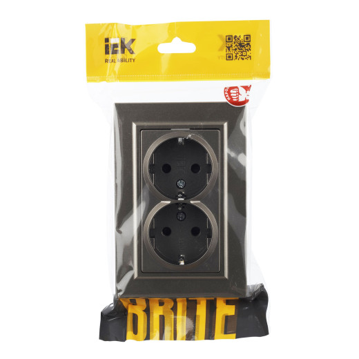 BRITE Роз. 2-я с з/к/ш 16А в сб. РСш12-3-БрШ шамп. IEK