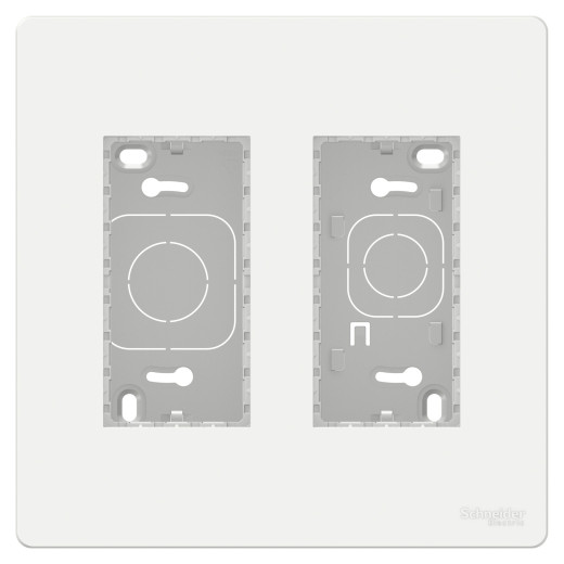 UNICA SYSTEM+ БЛОК открытой установки 2х2 белый