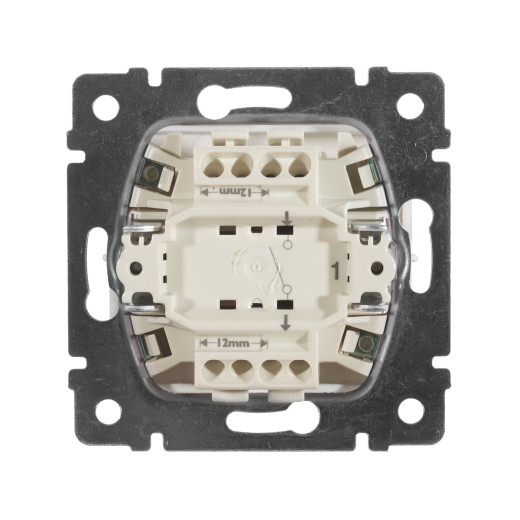 Выключатель одноклавишный - Legrand Valena - 10А 250В схема 1 безвинтовые зажимы - алюминий