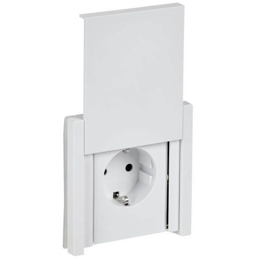 FORTE&PIANO Роз. с з/к/ш с кр. в/к 16А IP44 FP221 бел. IEK