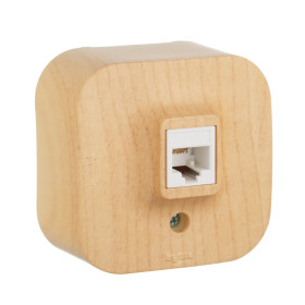 Legrand Quteo Сосна Розетка RJ11.