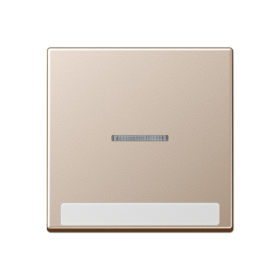 JUNG Клавиша с полем для надписи, шампань