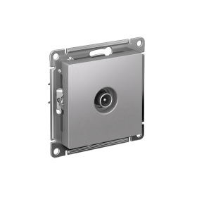 Systeme Electric AtlasDesign Алюминий Розетка TV оконечная 1DB, механизм