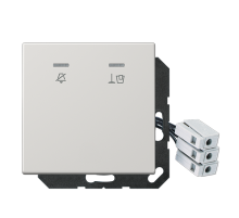 JUNG Накладка для внешнего DND-модуля с LED-лампами, 230 В, светло-серый