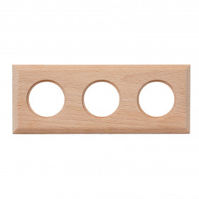 BIRONI Шедель Бук Натурэль Рамка 3-ая Форма квадрат (скрытый монтаж)