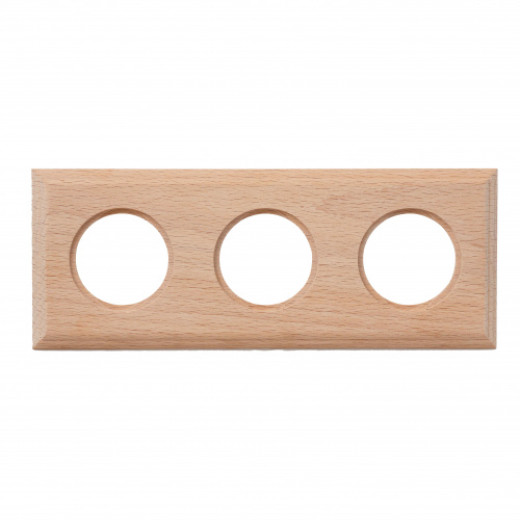 Рамка трехместная квадрат