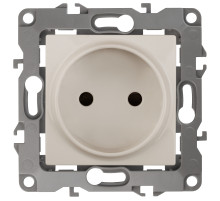 ЭРА Розетка Серия 12 12-2105-02 2P 16A-250В IP20 слоновая кость