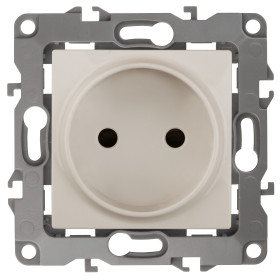ЭРА Розетка Серия 12 12-2105-02 2P 16A-250В IP20 слоновая кость
