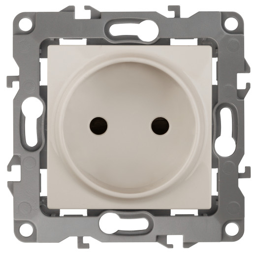 Розетка ЭРА Серия 12 12-2105-02 2P 16A-250В IP20 слоновая кость