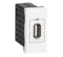 Legrand DLP USB роз. д/зарядки одинар. бел