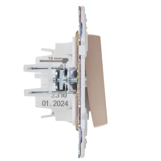 SKANDY Выключ. 1-кл. 10А SK-V01Sa песоч. IEK