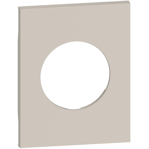 LIVING NOW. Лицевая панель для розеток 2К+З немецкого стандарта 3 модуля.Цвет Песочный.