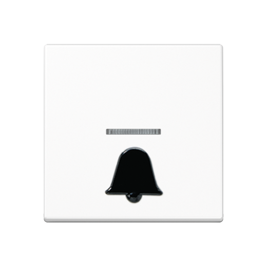 Клавиша с окошком для подсветки и  рельефным символом  