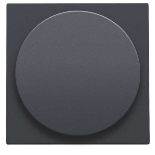 Накладка поворотного диммера, антрацит
