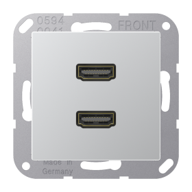 JUNG A 500 Алюминий Розетка HDMI 2-ая