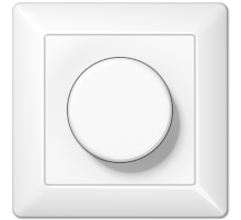 JUNG Роторный LED диммер с роторным ВКЛ/ВЫКЛ, белая