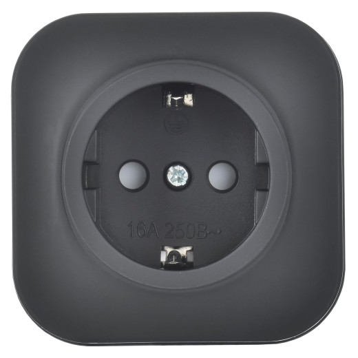 GLORY Роз. с з/к/ш о/у 16А РСш20-3-ХЧм черн. м. IEK