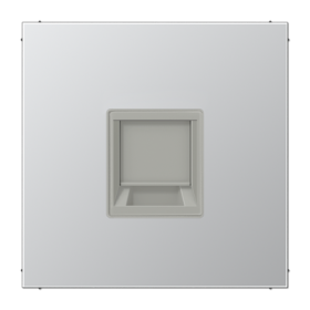 JUNG Плата (фиксация защёлкиванием) для одного модуля металл алюминий