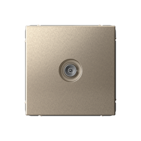 Systeme Electric ArtGallery Шампань TV Розетка проходная 4DB, механизм