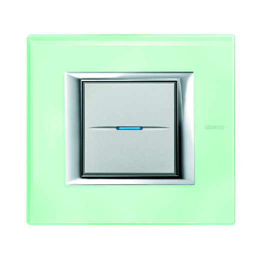 Axolute декоративные накладки прямоугольной формы, стекло, цвет кристалл, на 2 модуля