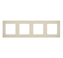 Legrand/Daccord INSPIRIA Слоновая кость Рамка - 4 поста.