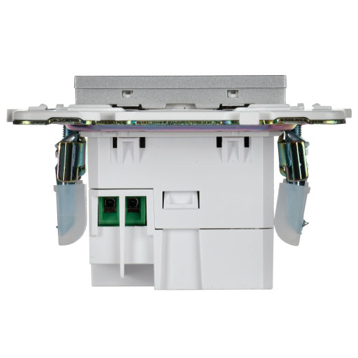 SKANDY Роз. USB A+C 18Вт SK-R13S сереб. IEK