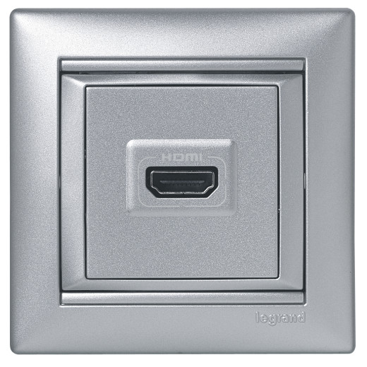 Рамка 1 пост - Legrand Valena - алюминий