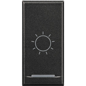 BT Axolute Антрацит Клавиши с символами для системы автоматизации для 1 функции 1 модуль, Лампа.