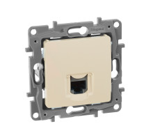 Legrand Etika Слоновая кость Розетка комп (RJ45) 5 категория  UTP.