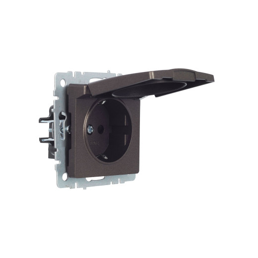 BRITE Роз. с з/к/ш с кр. 16А IP20 РСбш10-3-БрТБ бр. IEK